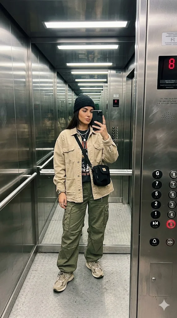 Asansör Aynası: Boydan Kombin Selfiesi